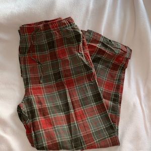 Unisex 100% organic cotton flannel pants L